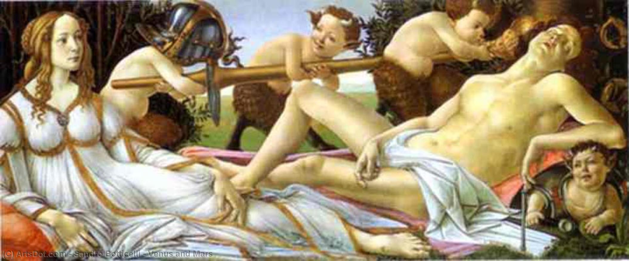 Buy Museum Art Reproductions Venus and Mars by Sandro Botticelli (1445-1510, Italy) | ArtsDot.com
