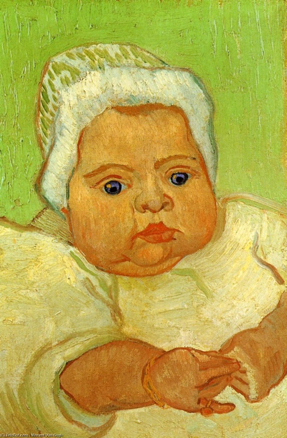  Museum Art Reproductions The Baby Marcelle Roulin, 1888 by Vincent Van Gogh (1853-1890, Netherlands) | ArtsDot.com