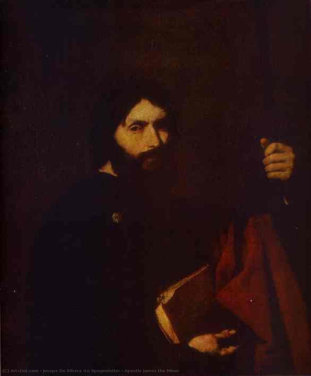  Paintings Reproductions Apostle James the Minor by Jusepe De Ribera (Lo Spagnoletto) (1591-1652, Spain) | ArtsDot.com
