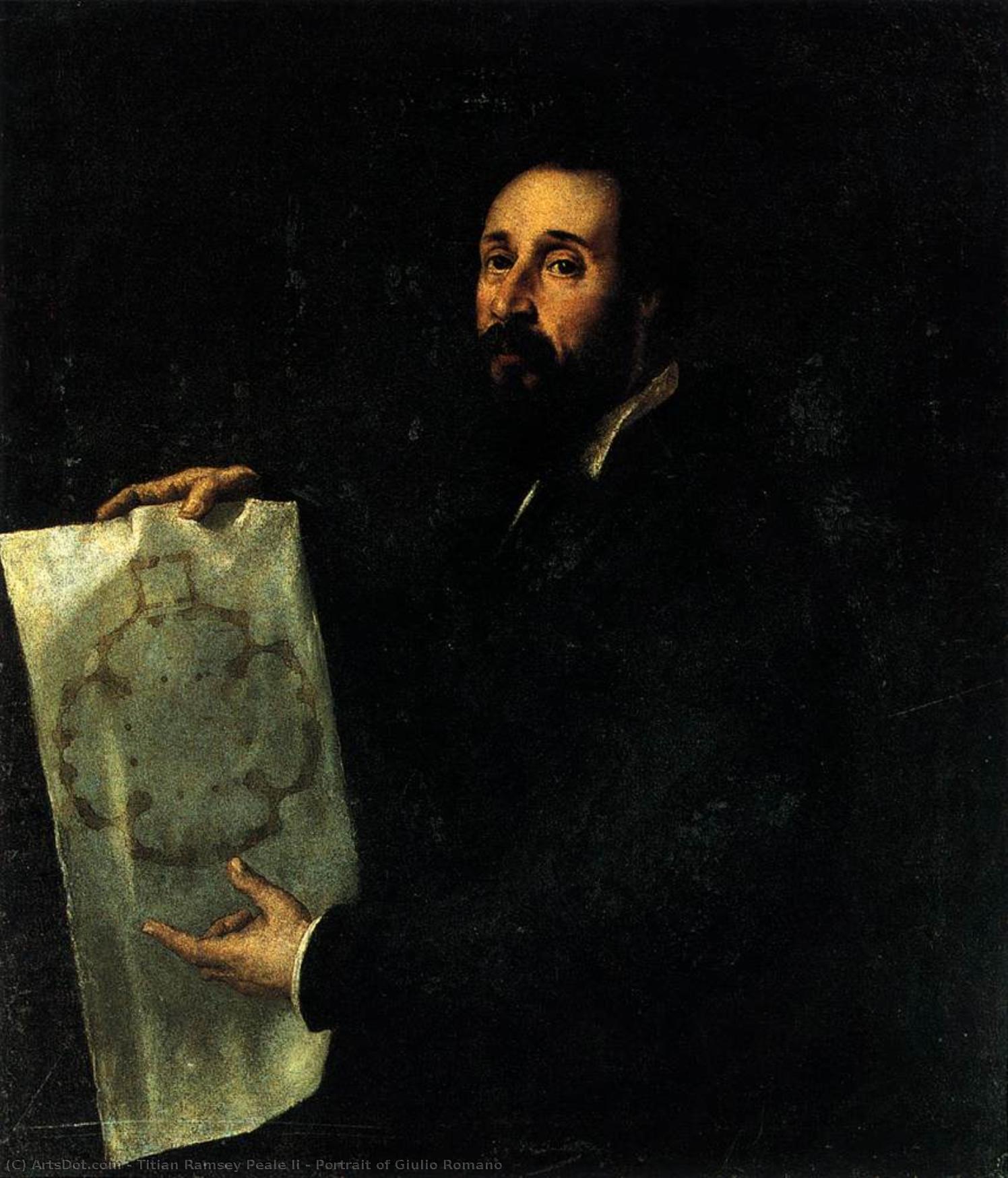  Art Reproductions Portrait of Giulio Romano, 1536 by Titian Ramsey Peale Ii (1799-1885) | ArtsDot.com