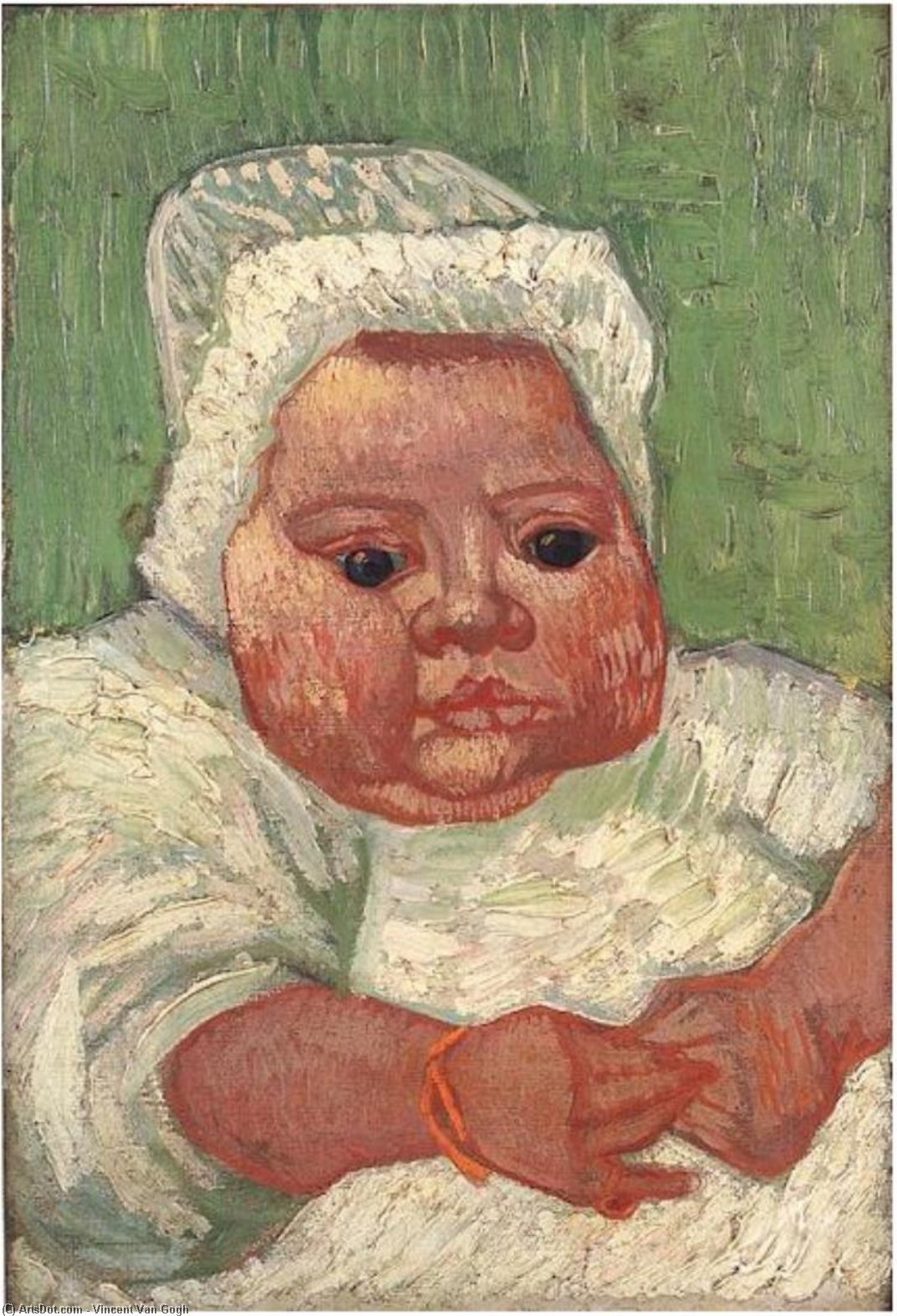  Museum Art Reproductions Baby Marcelle Roulin, The2 by Vincent Van Gogh (1853-1890, Netherlands) | ArtsDot.com