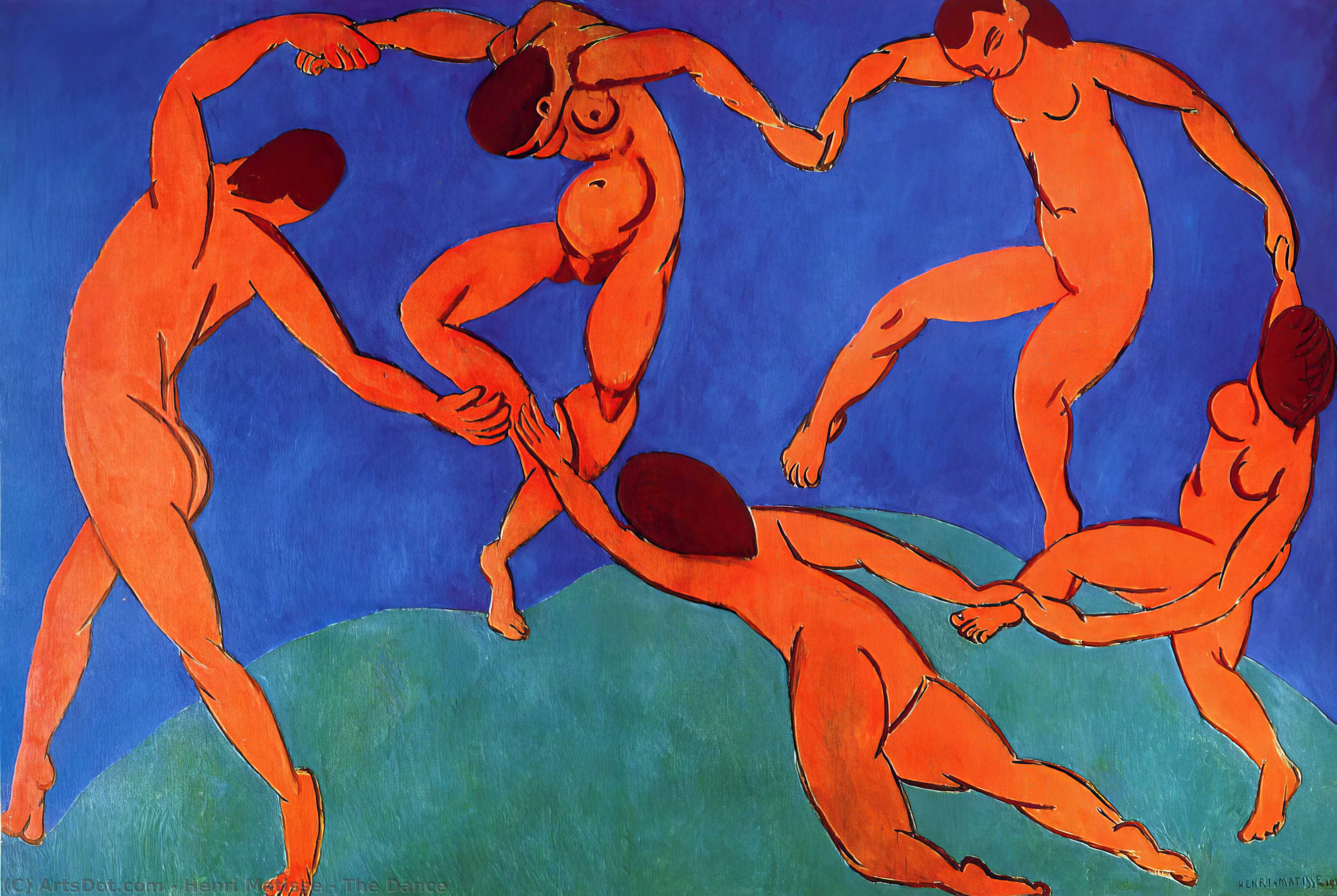  Artwork Replica The Dance, 1909 by Henri Matisse (Inspired By) (1869-1954, France) | ArtsDot.com