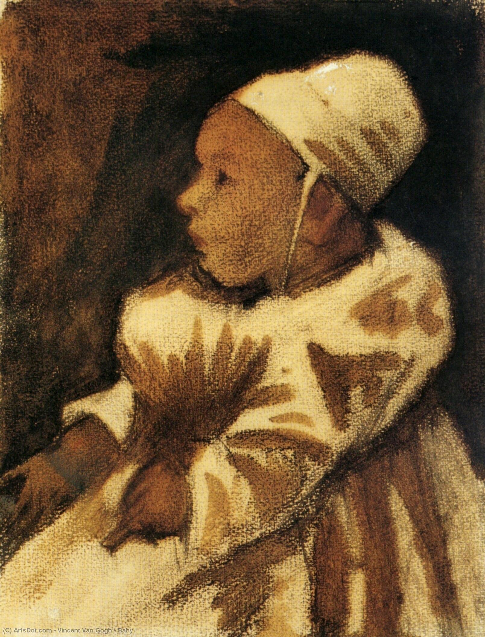  Oil Painting Replica Baby, 1882 by Vincent Van Gogh (1853-1890, Netherlands) | ArtsDot.com