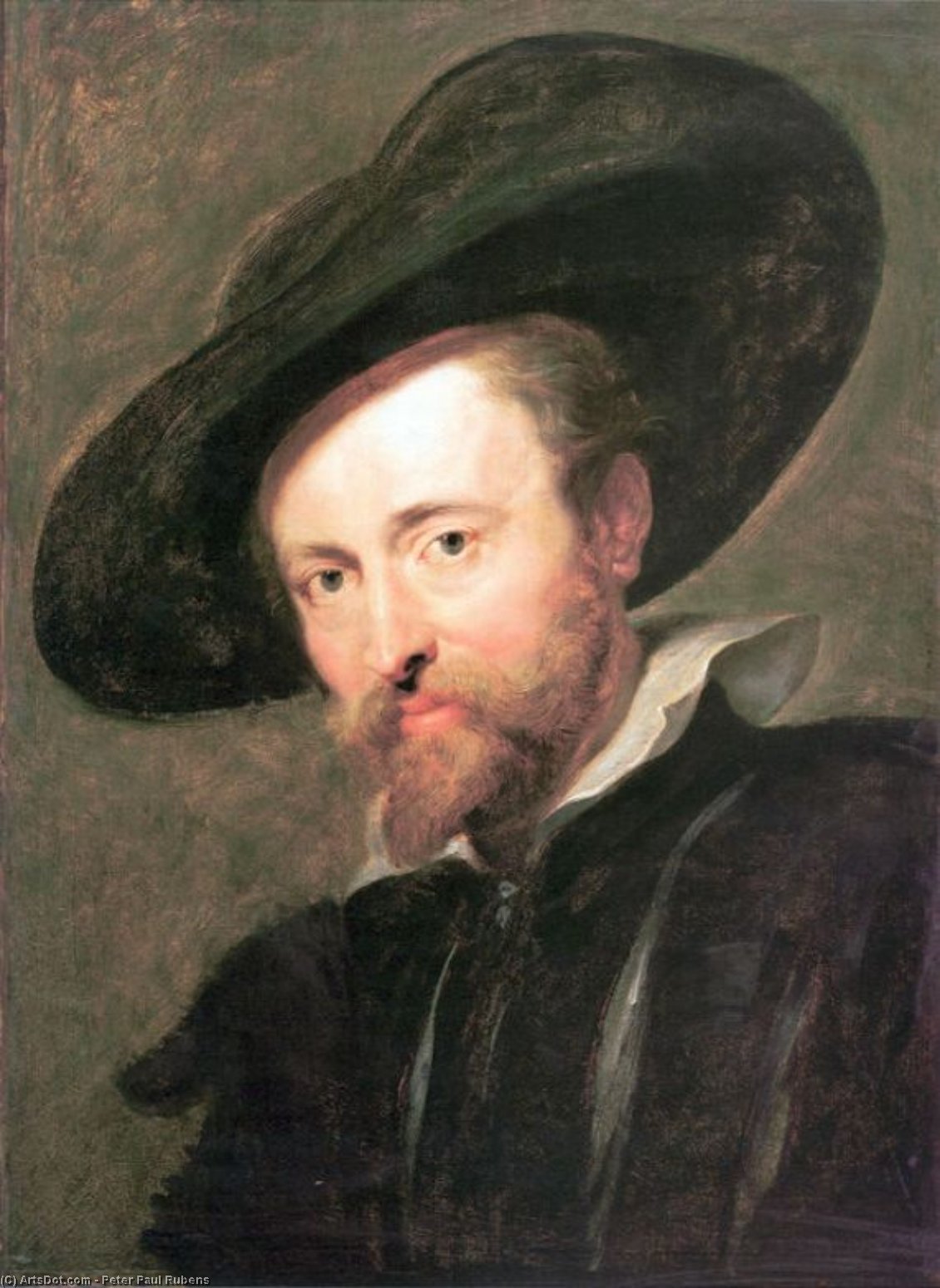  Artwork Replica Self Portrait, 1623 by Peter Paul Rubens (1577-1640, Germany) | ArtsDot.com
