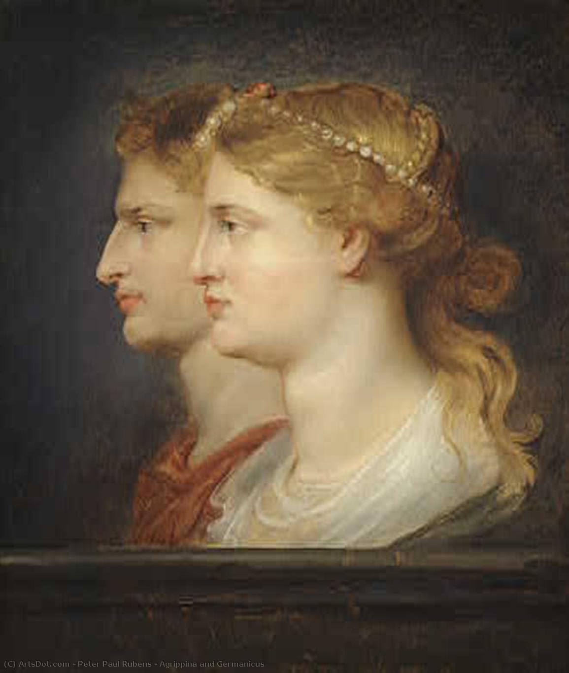  Paintings Reproductions Agrippina and Germanicus, 1614 by Peter Paul Rubens (1577-1640, Germany) | ArtsDot.com