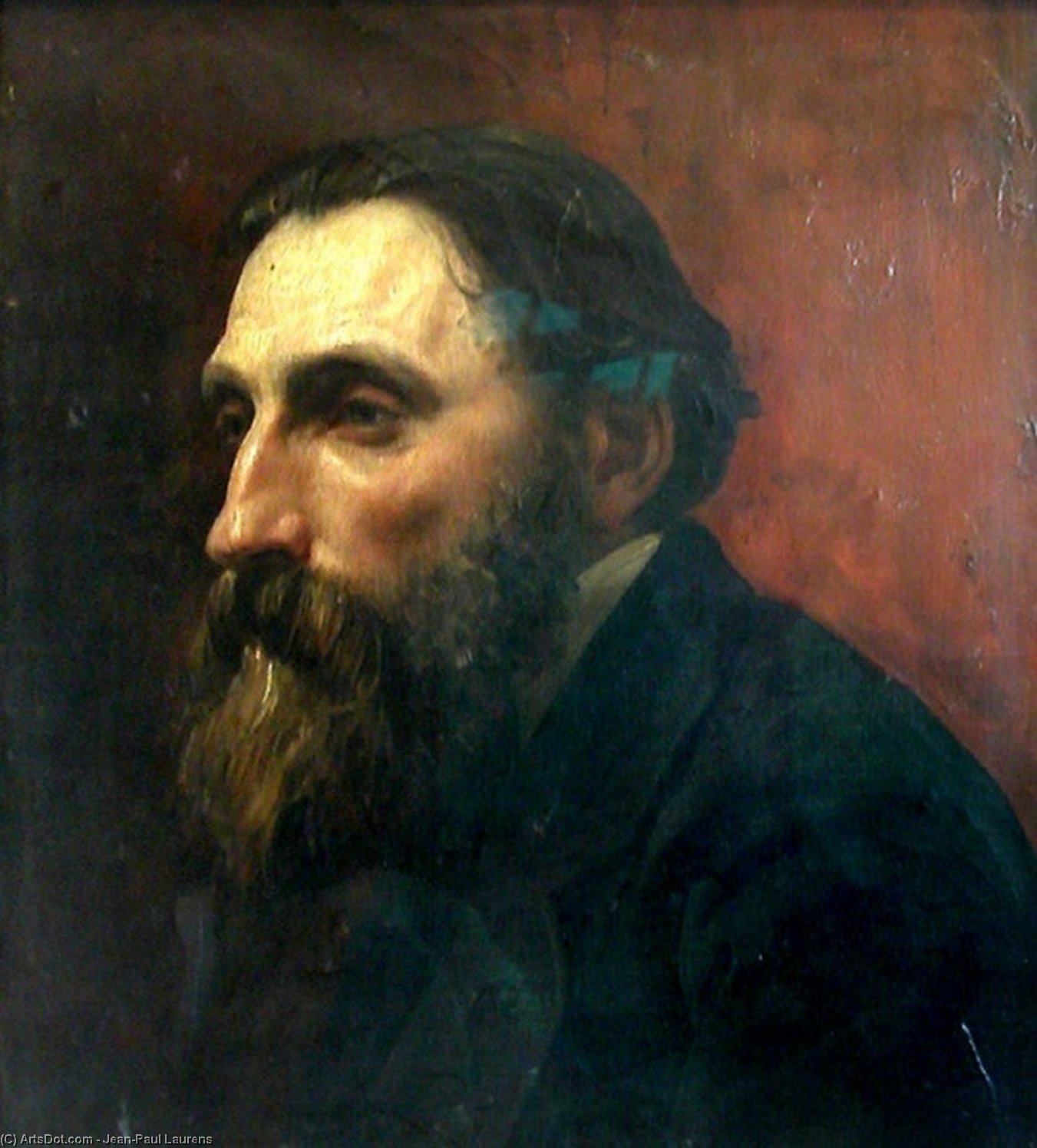  Museum Art Reproductions Portrait of Rodin by Jean-Paul Laurens (1838-1921, France) | ArtsDot.com
