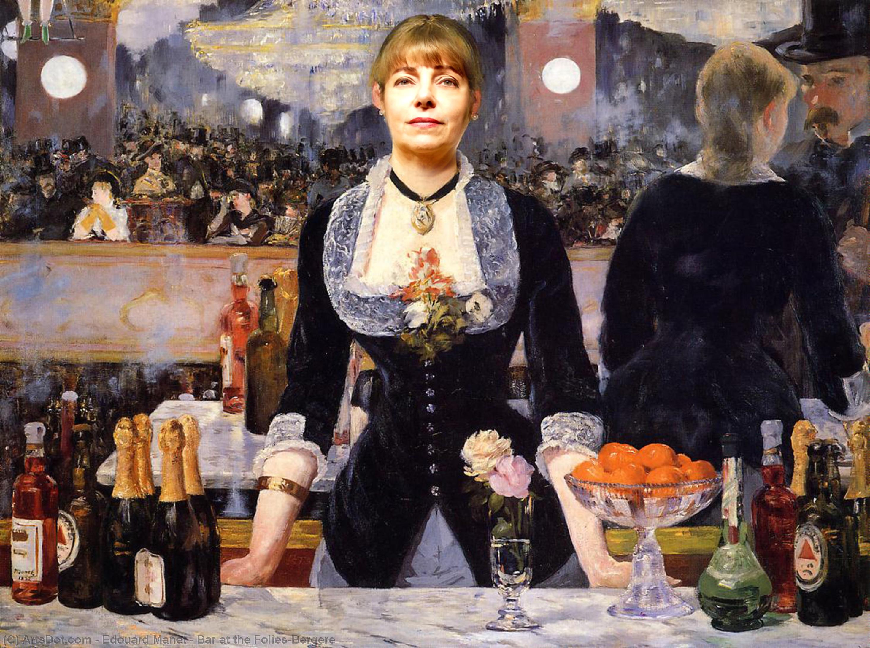 Buy Museum Art Reproductions Bar at the Folies-Bergere by Edouard Manet (1832-1883, France) | ArtsDot.com