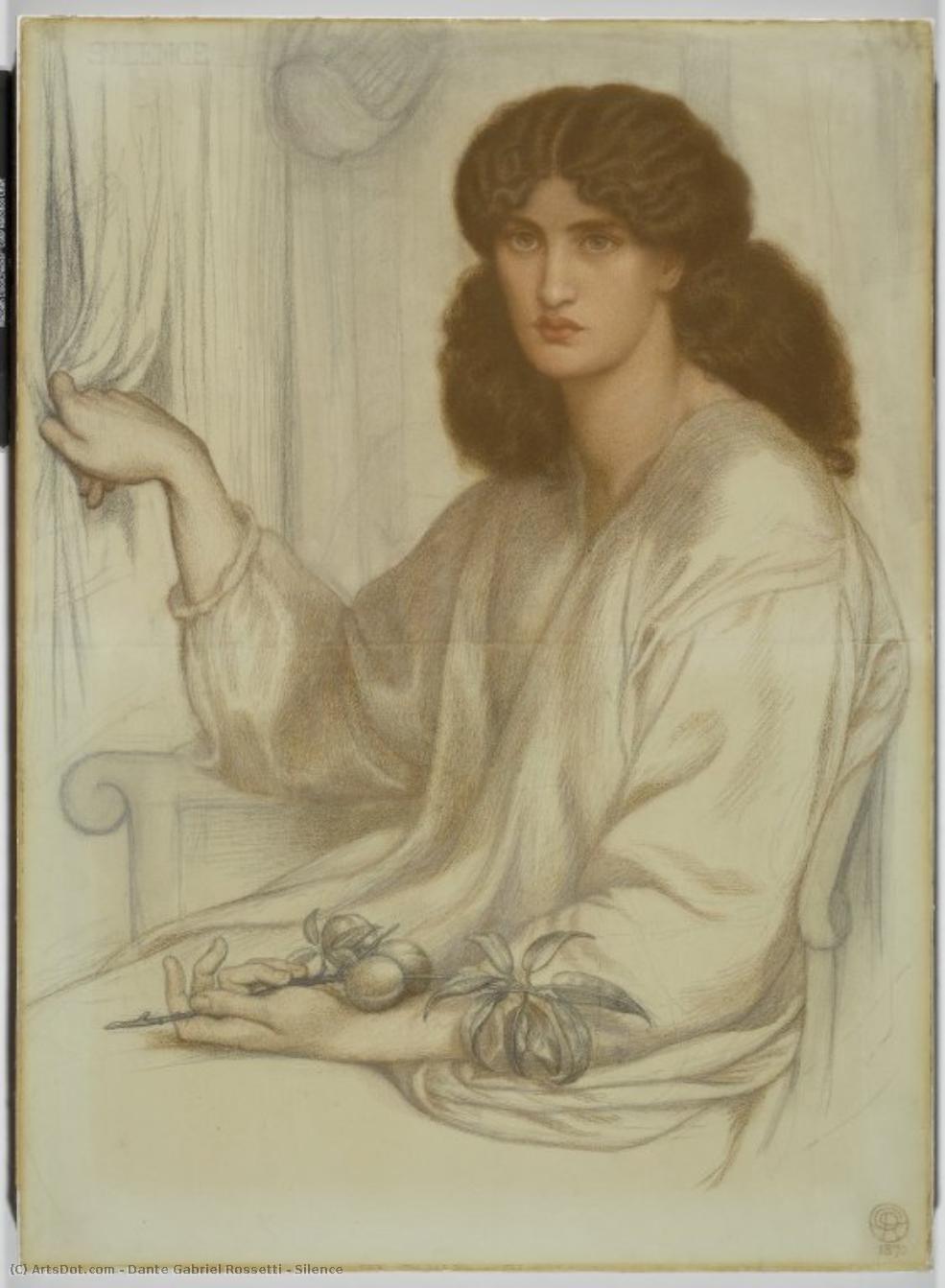  Artwork Replica Silence, 1870 by Dante Gabriel Rossetti | ArtsDot.com