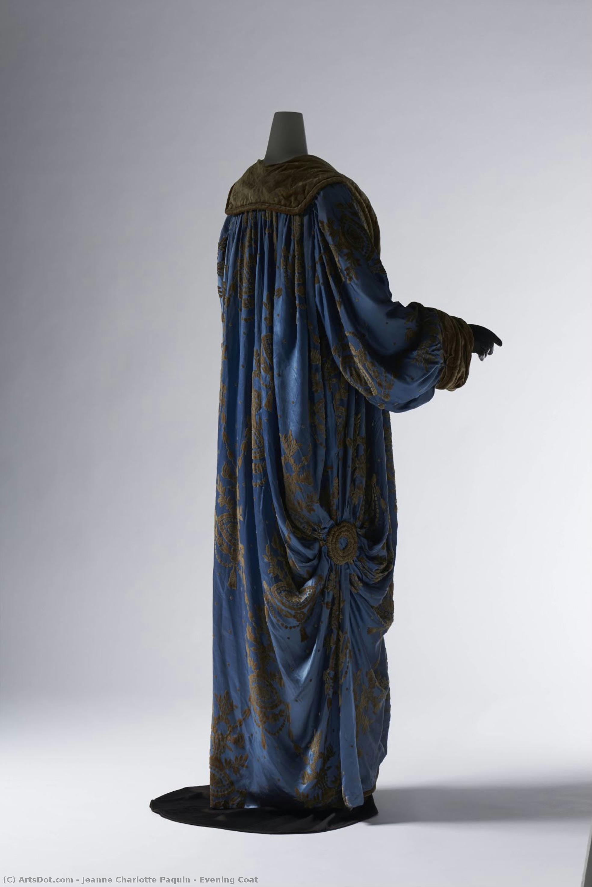  Museum Art Reproductions Evening Coat, 1909 by Jeanne Charlotte Paquin (1869-1936, France) | ArtsDot.com