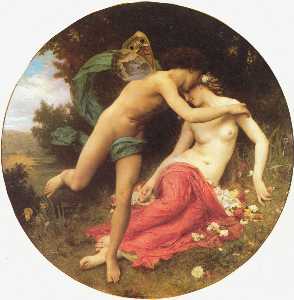 William Adolphe Bouguereau - Cupid and Psyche