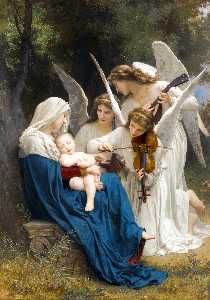 William Adolphe Bouguereau - Song of the Angels