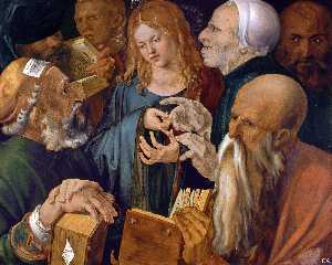 Albrecht Durer - Christ Among the Doctors - (buy famous paintings)