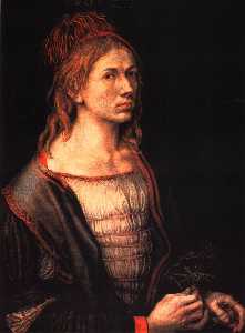 Albrecht Durer - Self-portrait at 22 - (buy paintings reproductions)