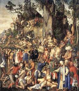 Albrecht Durer - The Martyrdom of the Ten Thousand - (buy famous paintings)