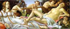 Sandro Botticelli - Venus and Mars - (Buy fine Art Reproductions)