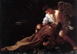 Caravaggio (Michelangelo Merisi) - St Francis In Ecstasy