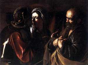 Caravaggio (Michelangelo Merisi) - The Denial Of St Peter
