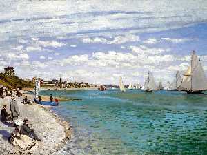 Claude Monet - The Regatta at Saint-Adresse