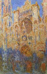 Claude Monet - The Rouen Cathedral at Twilight