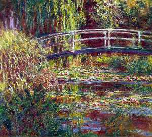Claude Monet - The Water Lily Pond, Pink Harmony