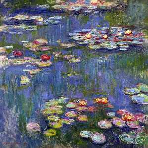 Claude Monet - Water Lilies (or Nympheas) - (buy paintings reproductions)