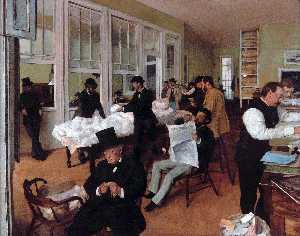 Edgar Degas - Portraits in a New Orleans Cotton office