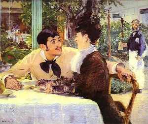 Edouard Manet - At Père Lathuille-s
