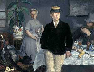Edouard Manet - Luncheon in the Studio