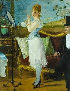 Edouard Manet - Nana - (own a famous paintings reproduction)