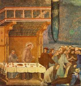 Giotto Di Bondone - Legend of St Francis - [16] - Death of the Knight of Celano