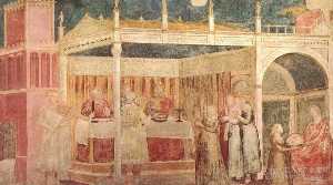 Giotto Di Bondone - Life of St John the Baptist - [03] - Feast of Herod