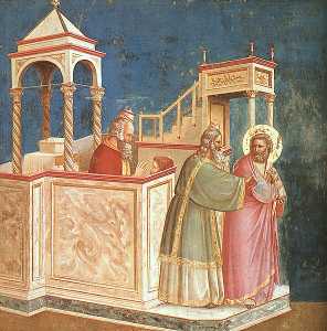 Giotto Di Bondone - Scrovegni - [01] - Expulsion of Joachim from the Temple