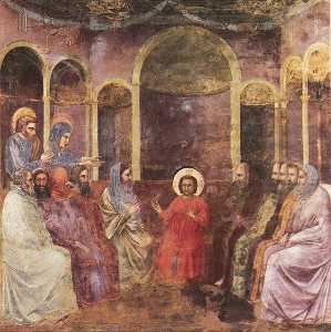 Giotto Di Bondone - Scrovegni - [22] - Christ among the Doctors