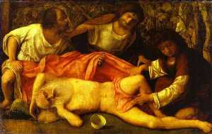 Giovanni Bellini - Drunken Noah