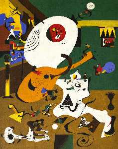 Joan Miró - Dutch Interior I