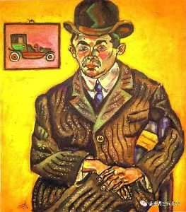 Joan Miró - Portrait of Hiberto Casany. (The Chauffeur)