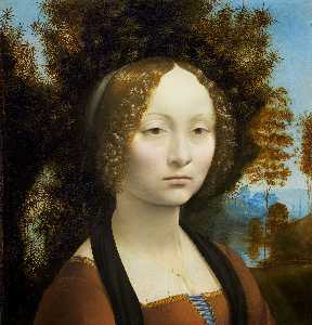 Leonardo Da Vinci - Portrait of Ginevra Benci