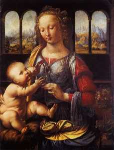 Leonardo Da Vinci - Madonna with the Carnation