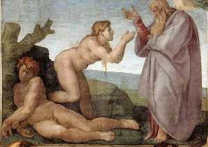 Michelangelo Buonarroti - The Creation of Eve