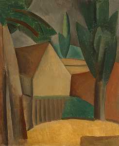 Pablo Picasso - House in a Garden