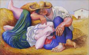 Pablo Picasso - sleeping peasants