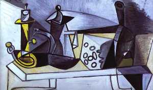 Pablo Picasso - Still-Life with Cheese