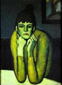 Pablo Picasso - Woman with chignon
