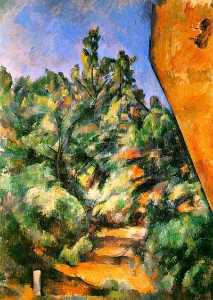 Paul Cezanne - Bibemus. The Red Rock