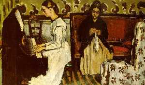 Paul Cezanne - Girl at the Piano