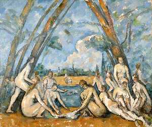 Paul Cezanne - Large Bathers (Philadelphia)