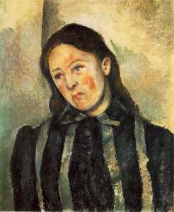 Paul Cezanne - Madame Cezanne with Unbound Hair