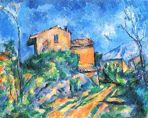Paul Cezanne - Maison Maria with a View of Chateau Noir