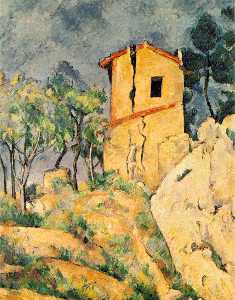 Paul Cezanne - The House with Cracked Walls
