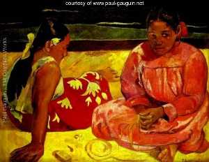 Paul Gauguin - Tahitian Women (On the Beach)